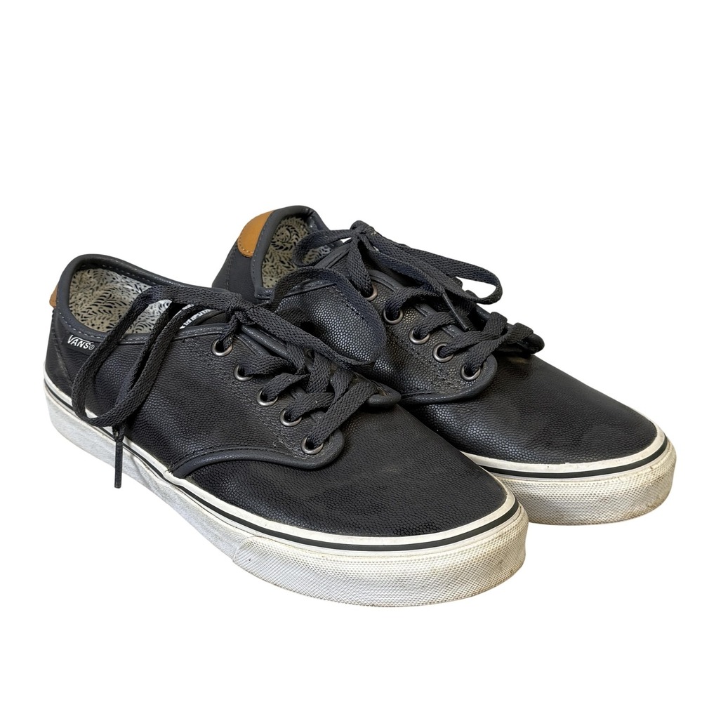 Vans Shoes Womens‎ Size 8 Black UltraCush Synthetic Low Top Skate Sneakers